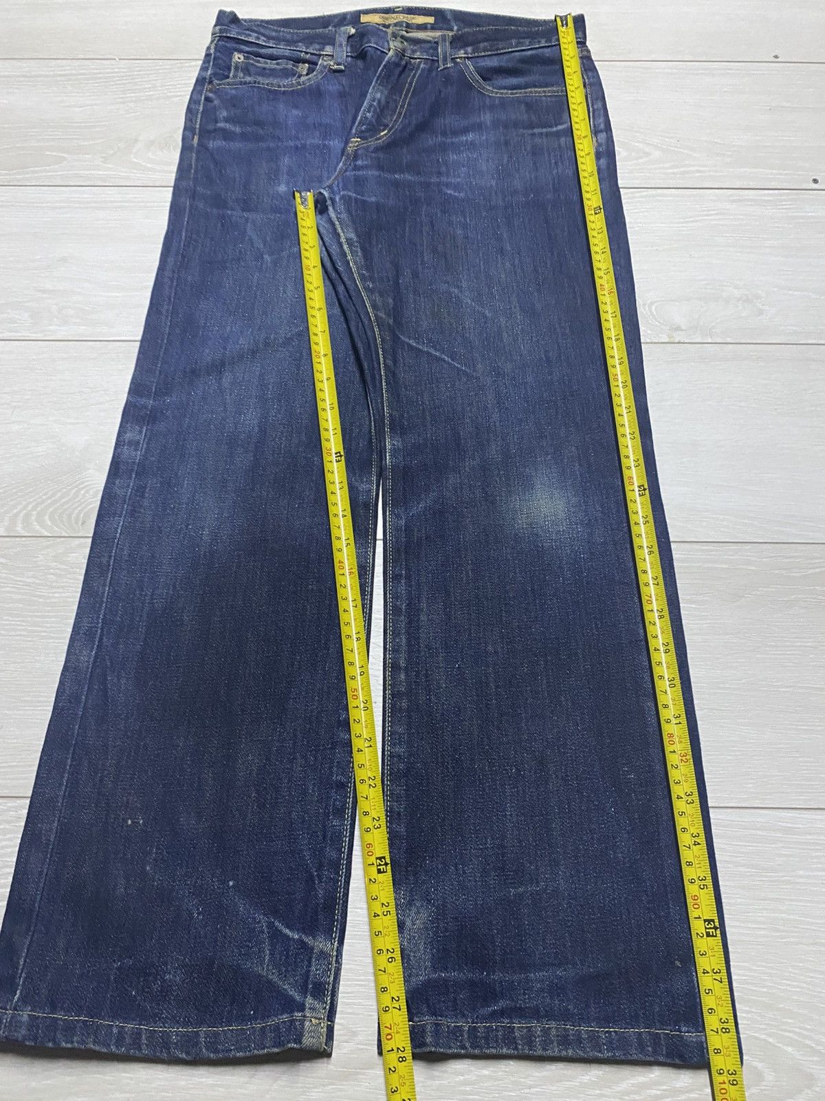 Uniqlo Vintage Uniqlo S-002 Faded Wash Distressed Loose Jeans Size US 32 / EU 48 - 12 Thumbnail
