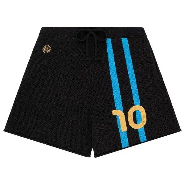 Aime Leon Dore o1mle0526 Knit Soccer Shorts in Black Size US 30 / EU 46 - 1 Preview
