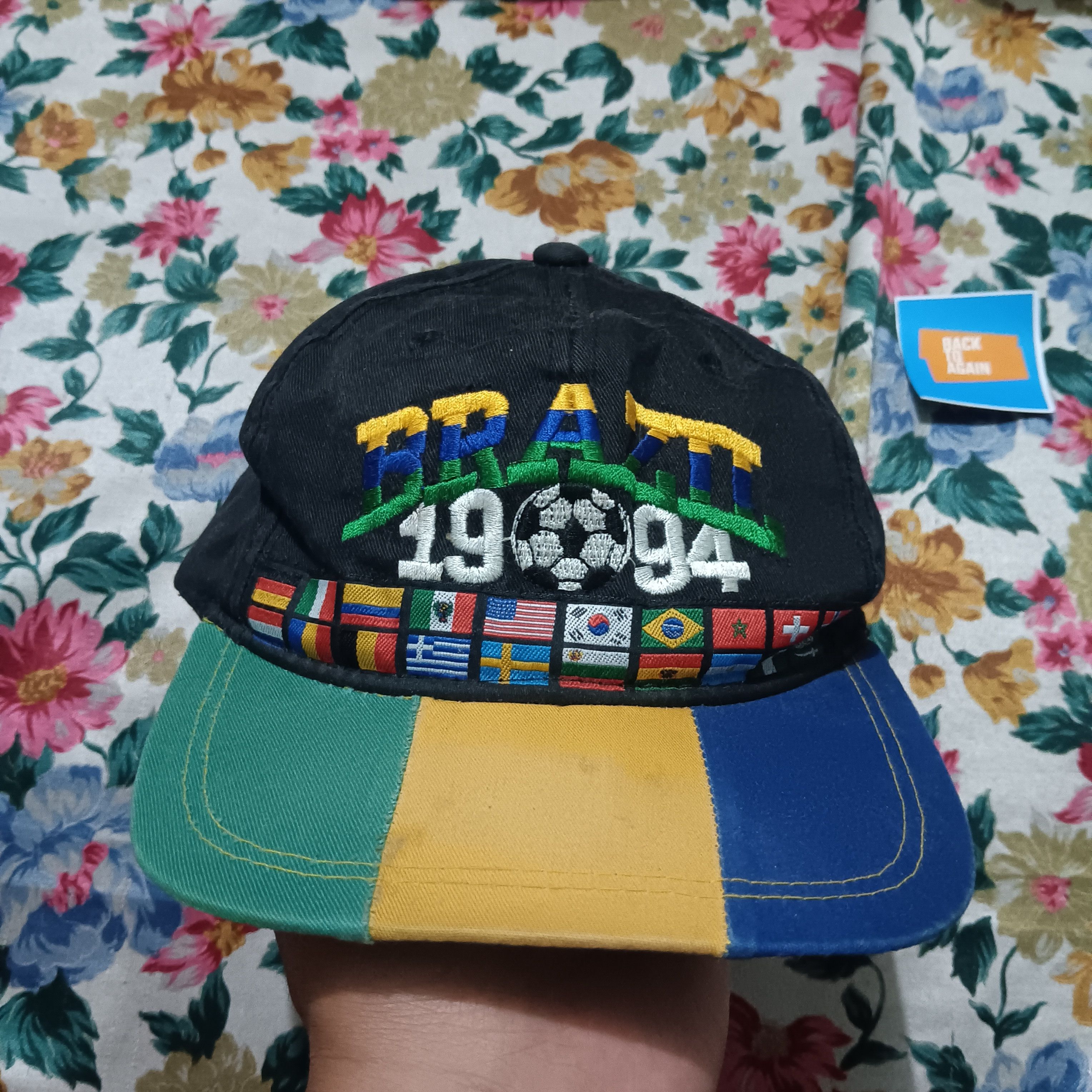 Vintage World Cup 1994 USA Brazil Team hat