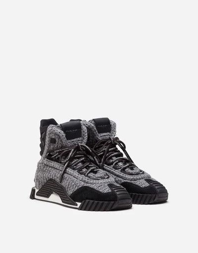 Dolce & Gabbana o1y0925 Hi-Top Sneakers in Gray/Black Size US 5.5 / IT 35.5 - 2 Thumbnail