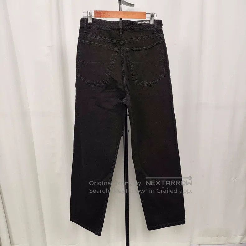 Balenciaga Balenciaga size XXS Black Denim Pants Size US 27 - 2 Thumbnail