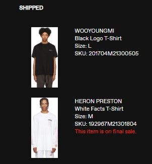 Heron Preston Heron Preston White Facts T-Shirt Size US M / EU 48-50 / 2 - 7 Thumbnail