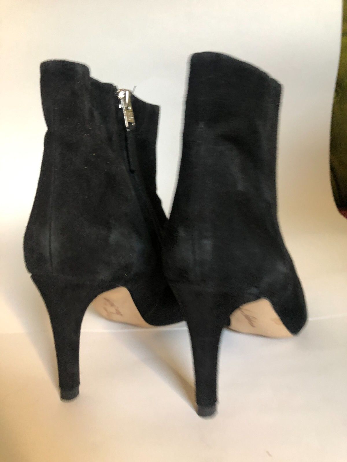 Sam Edelman Sam Edelman Black Suede Leather High Heel Booties 9M US Size US 9 / IT 39 - 6 Thumbnail