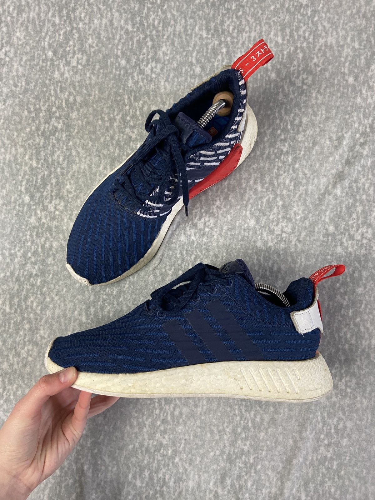 Adidas Adidas NMD R2 PK Collegiate Sneakers Size US 9.5 / EU 42-43 - 2 Thumbnail