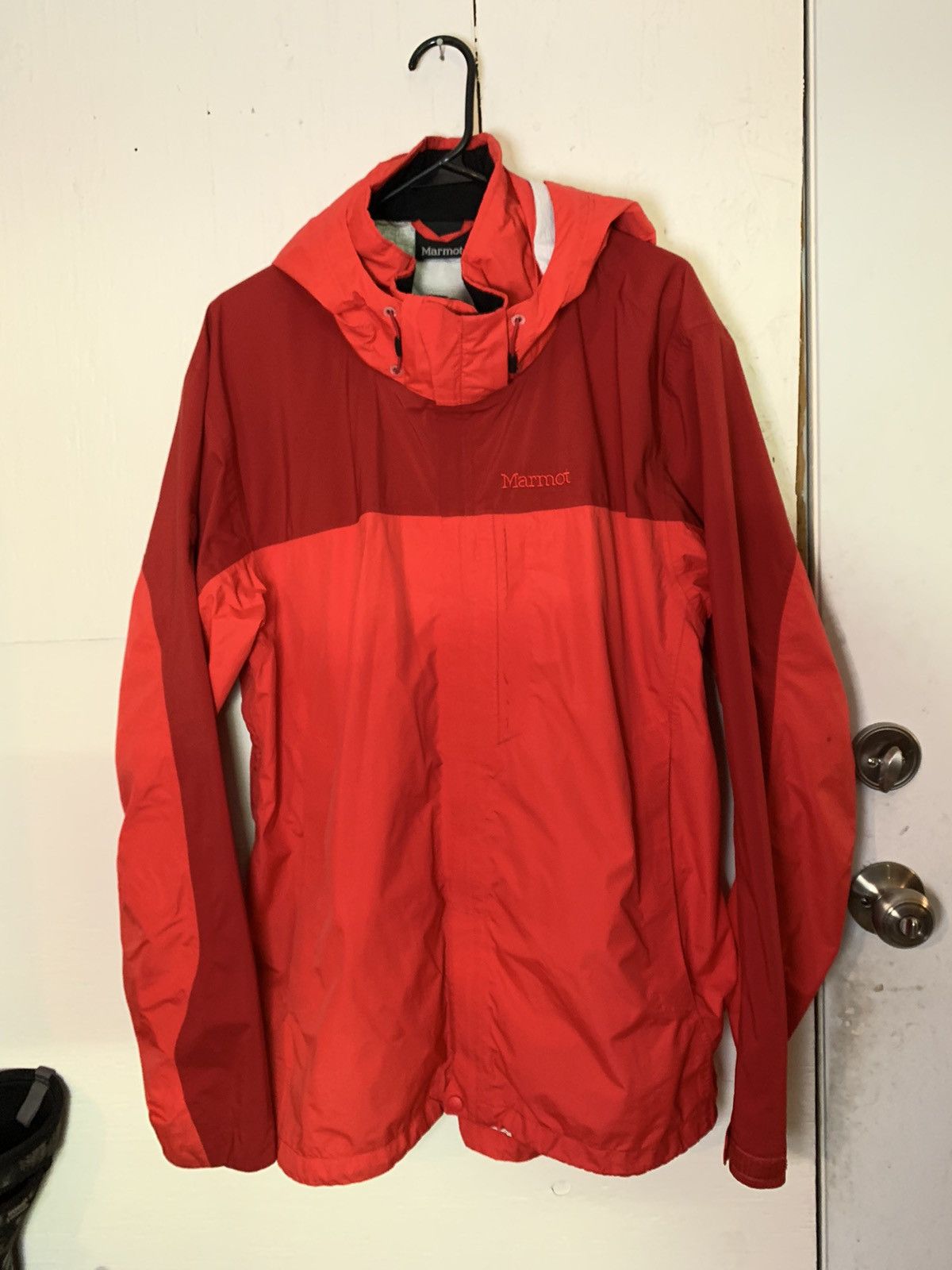 Image of Marmot Red Shell Hooded Rain Jacket, Men's (Size XL)