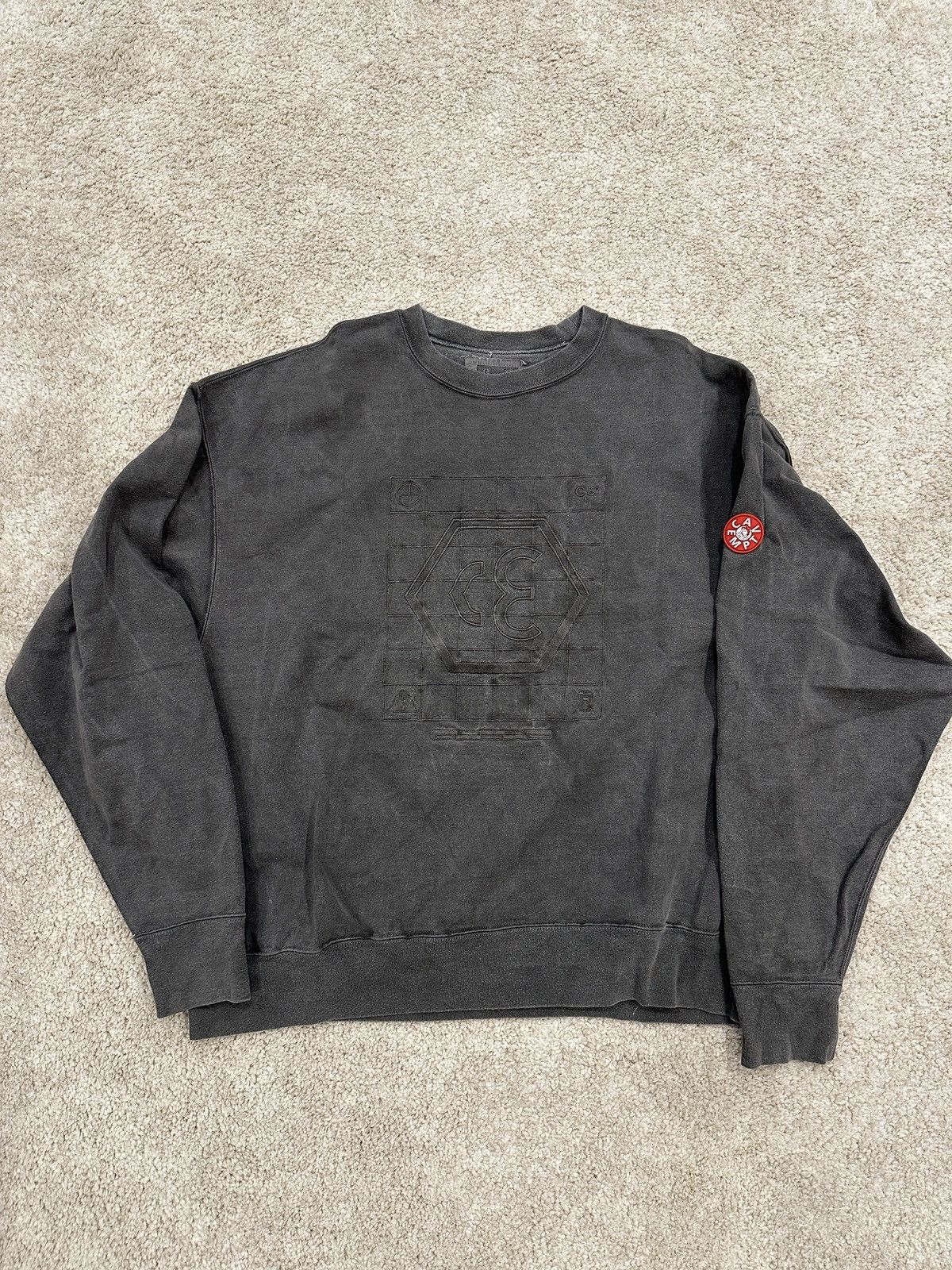 Cav Empt Cav empt OVERDYE GRID CE LIGHT CREW NECK Size US L / EU 52-54 / 3 - 2 Thumbnail
