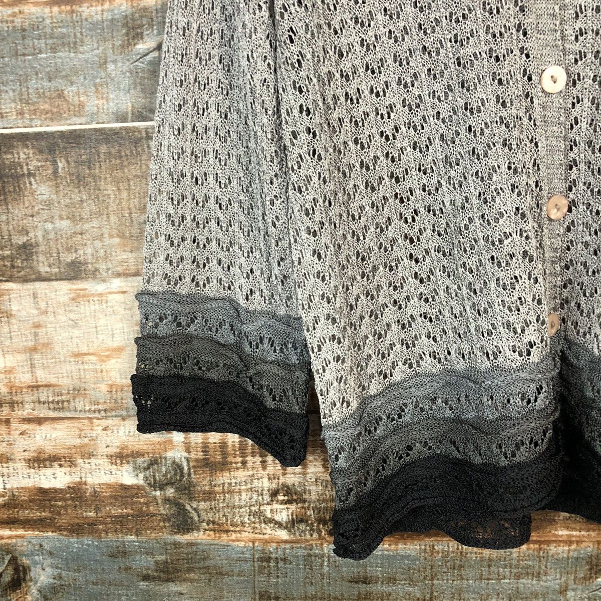 Japanese Brand Japanese Brand Grey Cardigan Knitwear #A1637 Size M / US 6-8 / IT 42-44 - 7 Thumbnail