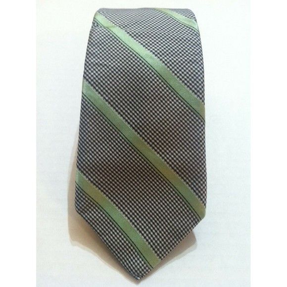 DKNY DKNY MENS NEW GRAY 100%SILK STRIPED TIE WIDTH: 2 7/8" Size ONE SIZE - 1 Thumbnail