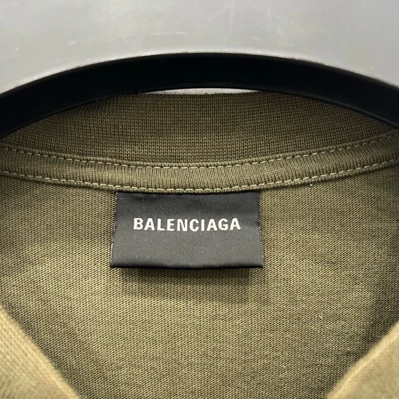 Balenciaga Balenciaga Embroidered cola short sleeve t-shirt Size US XXS / EU 40 - 5 Thumbnail