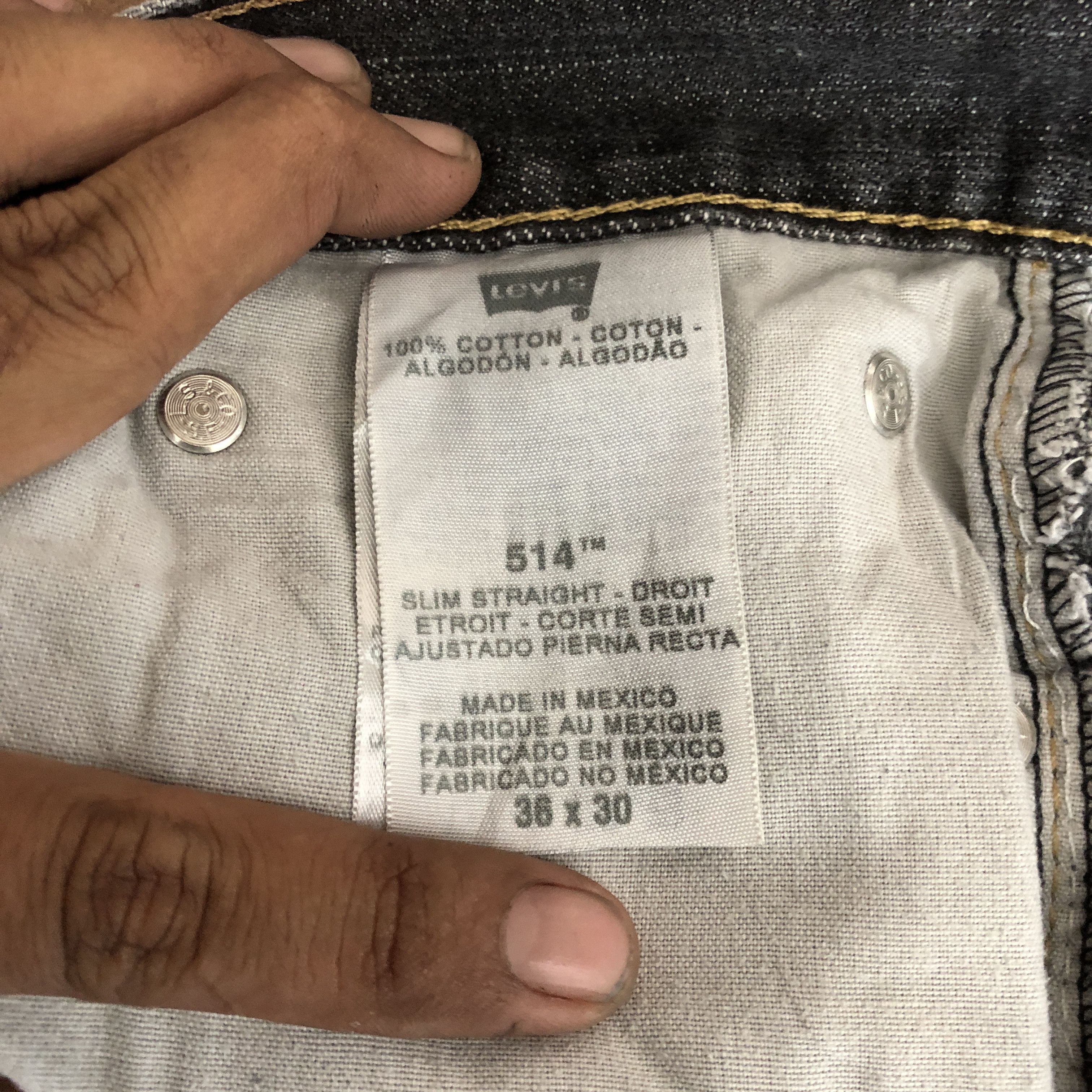Levi's Vintage Levis Distressed Jeans Levi's Faded Black Denim Size US 38 / EU 54 - 10 Thumbnail
