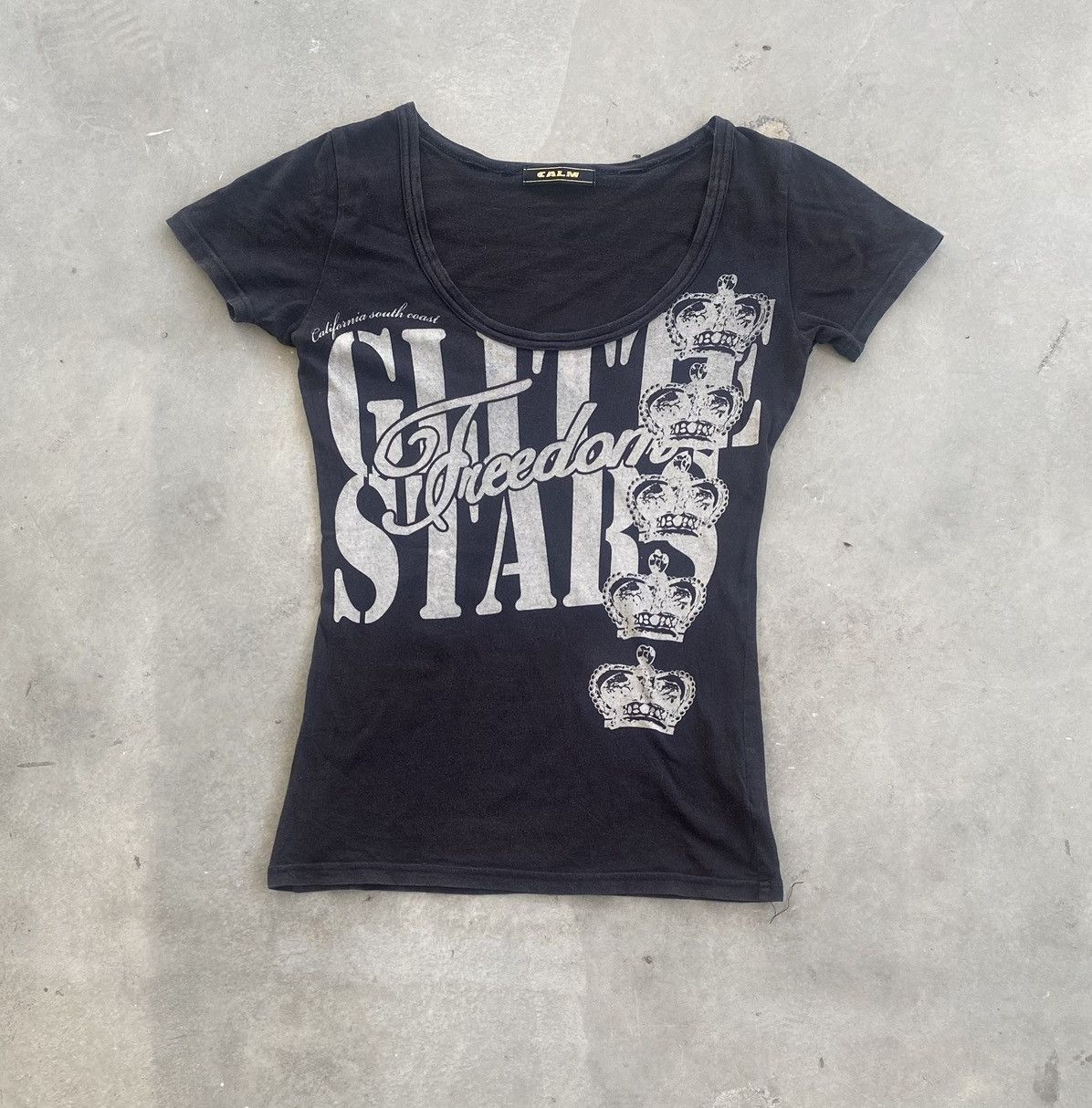 CALM DMSTNO.41 PUNK RACING STYLE TEE