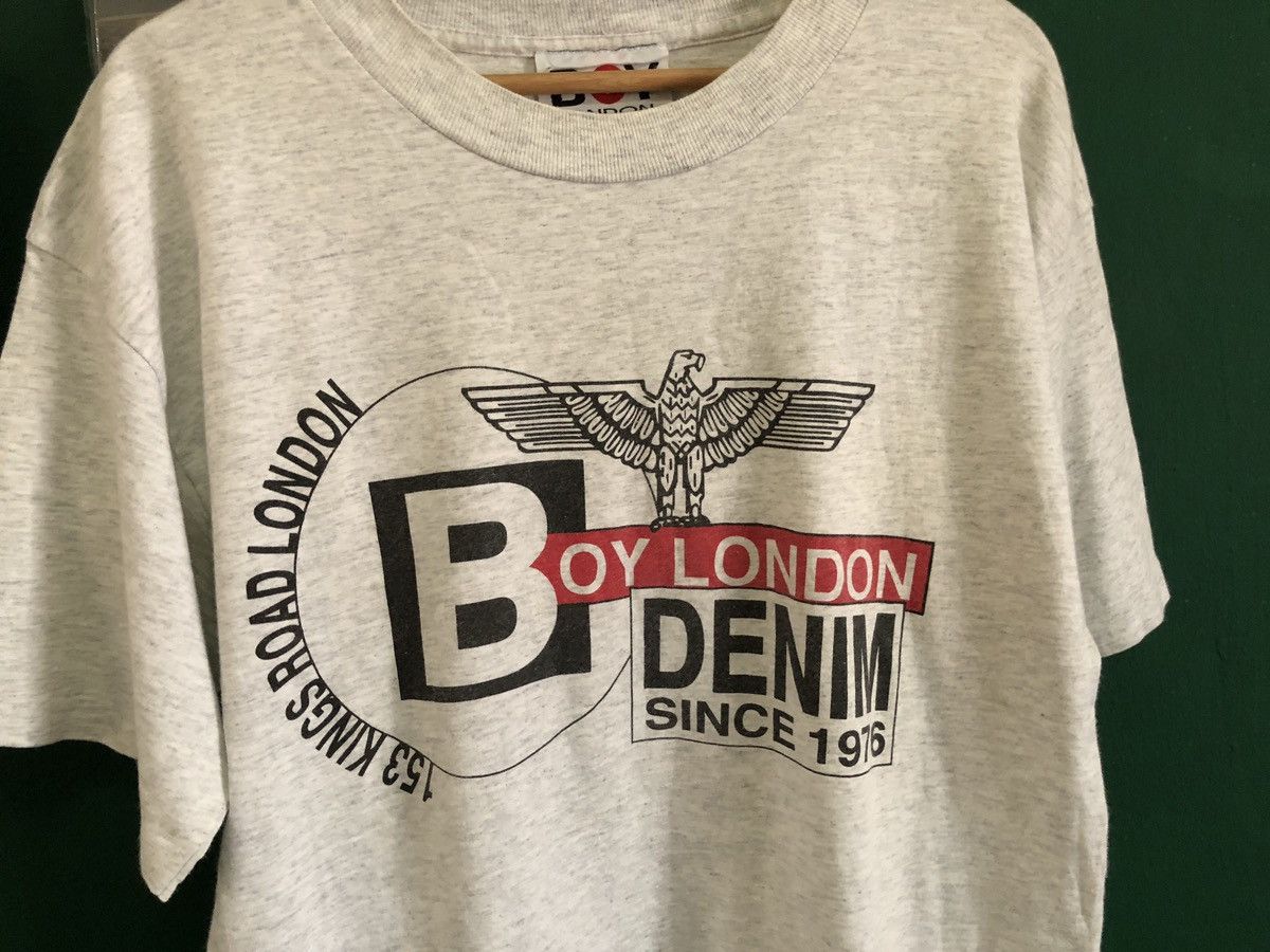 Vintage Vintage 90s Boy London T Shirt Punk Size US L / EU 52-54 / 3 - 2 Thumbnail