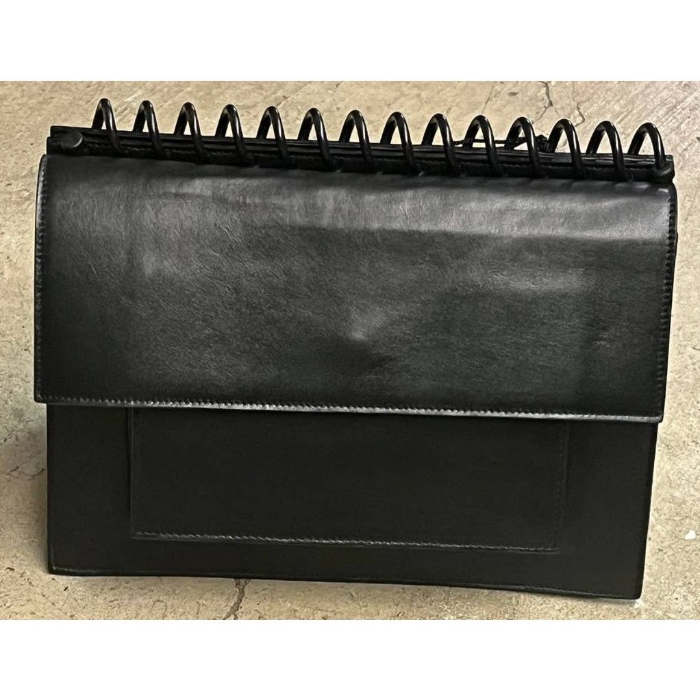 Other Atribut Handcrafted Black Leather Bag Detachable Strap Size ONE SIZE - 4 Thumbnail