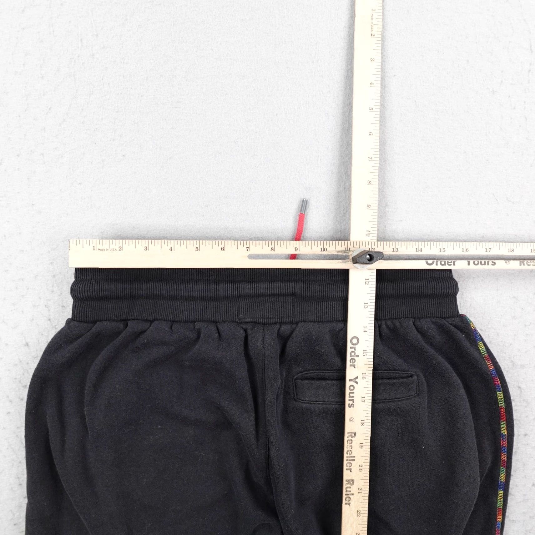 Vintage Cookies SF Shorts Mens Large Black Sweats Rainbow Logo Joggers Cannabis Stoner Size US 33 - 5 Thumbnail