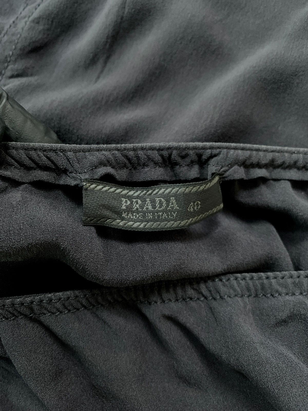 Prada FREE TAX! 2000s Silk Maxi Shirt Size 27" / US 4 / IT 40 - 8 Thumbnail