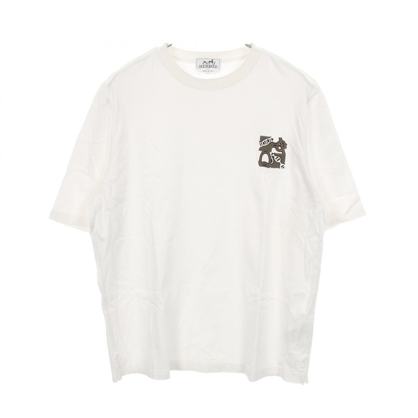 Hermes Hermes Hermes Mini Patch Metalry Au Carre Cotton T shirt Textile T-Shirts DUTY FREE for USA Size ONE SIZE - 1 Thumbnail