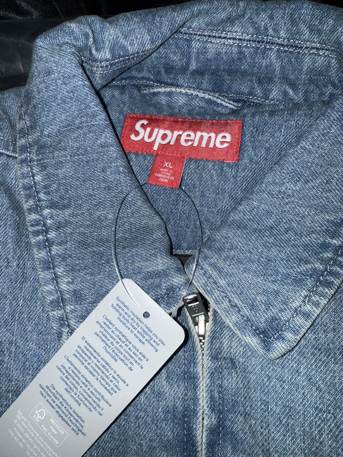 Supreme Supreme Hooded Utility Jacket Denim size XL IN HAND‼️ Size US XL / EU 56 / 4 - 2 Thumbnail