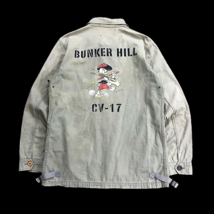 Aspesi Aspesi Blu USN Bunker Hill CV-17 OG Shirt Size US M / EU 48-50 / 2 - 1 Thumbnail