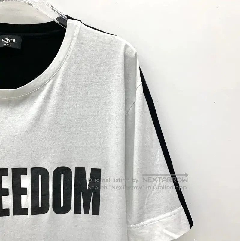 Fendi Fendi Color Block Women's T-Shirt . Size M / US 6-8 / IT 42-44 - 3 Thumbnail