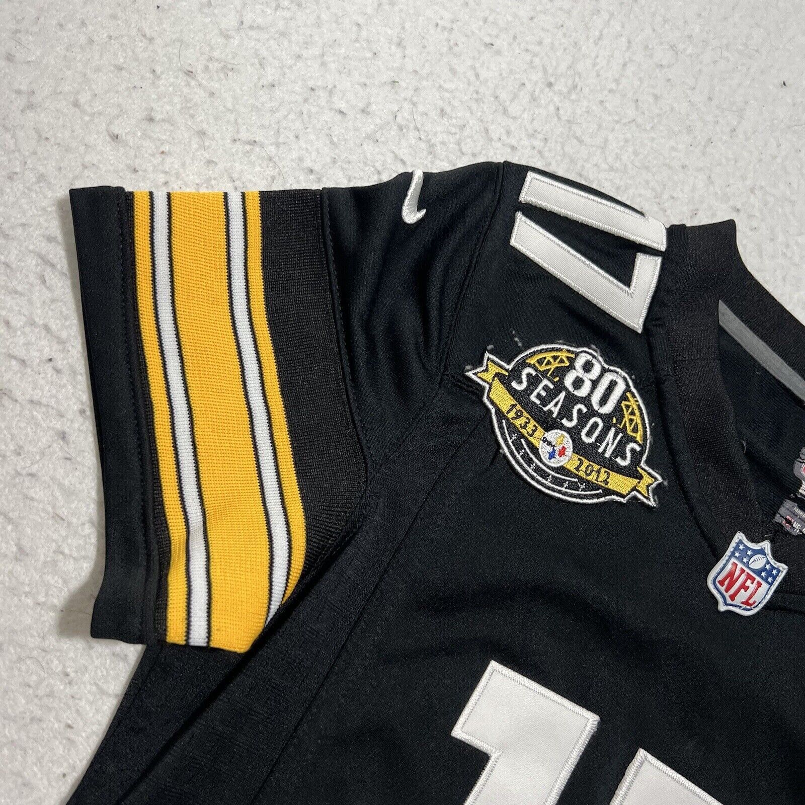 Nike Nike Small Pittsburgh Steelers Mike Wallace 80 Season Jersey Size S / US 4 / IT 40 - 5 Thumbnail