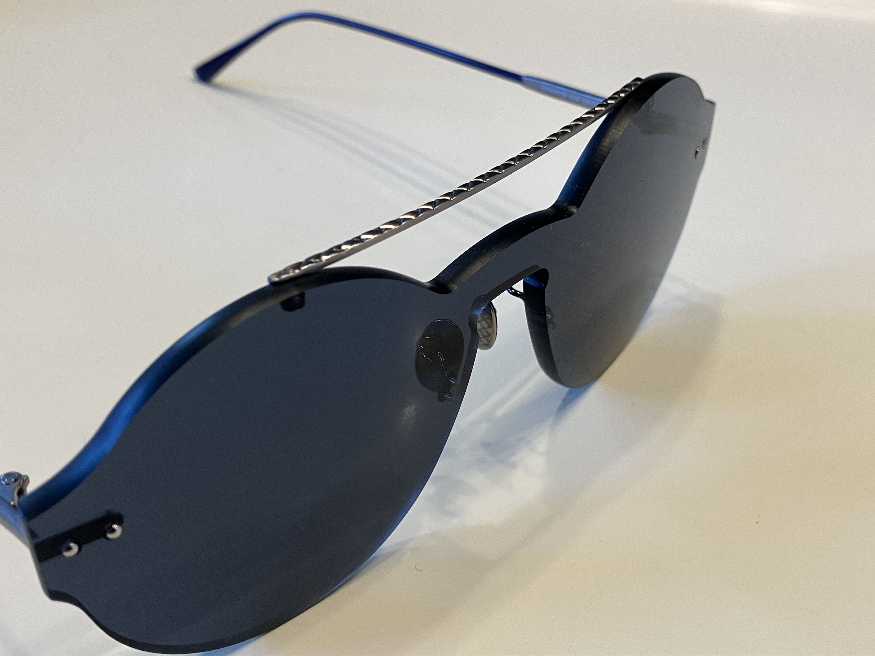 Bottega Veneta Bottega Veneta BV0207S 002 Ruthenium Sunglasses UNISEX Size ONE SIZE - 8 Thumbnail