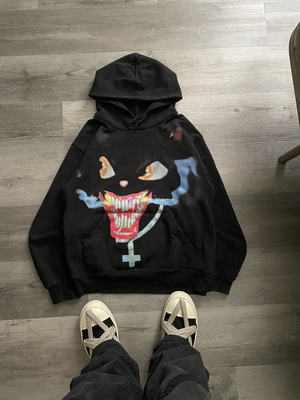 Destroy Lonely Cat Hoodie | Grailed