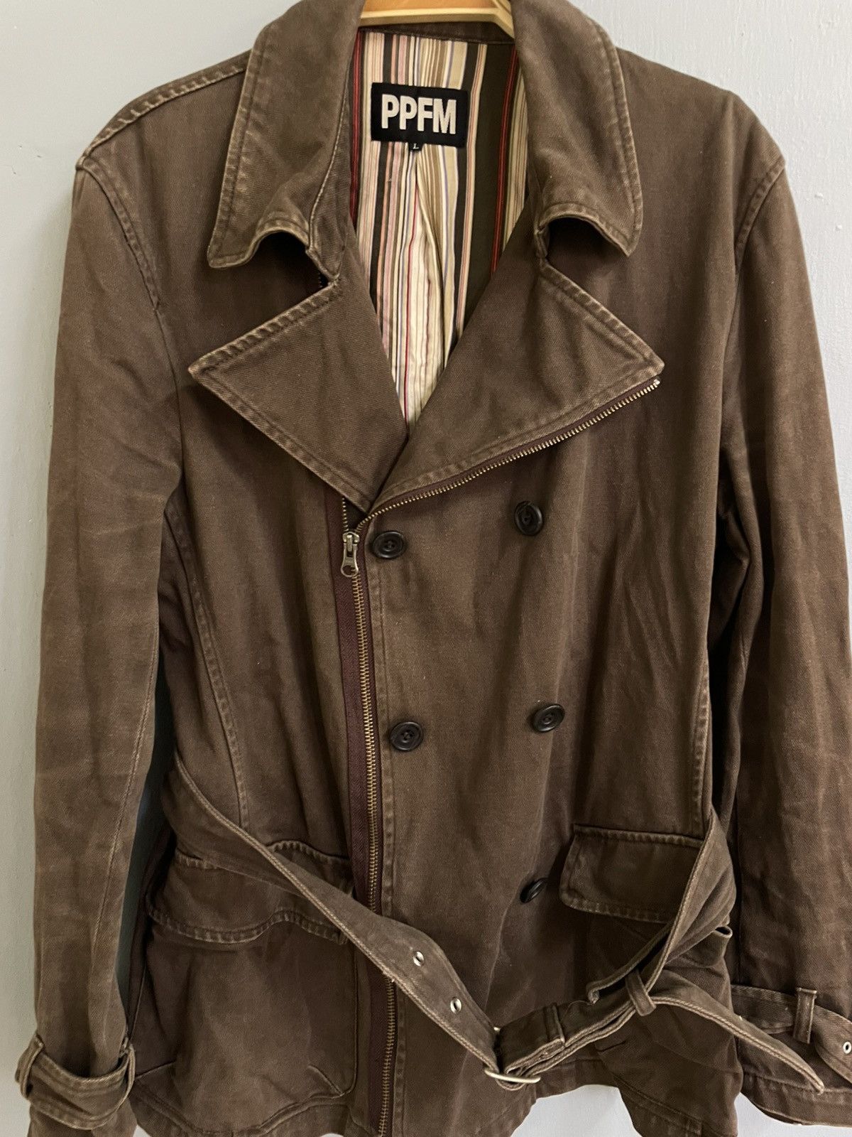 Japanese Brand × PPFM PPFM Trench coat Size US L / EU 52-54 / 3 - 3 Thumbnail