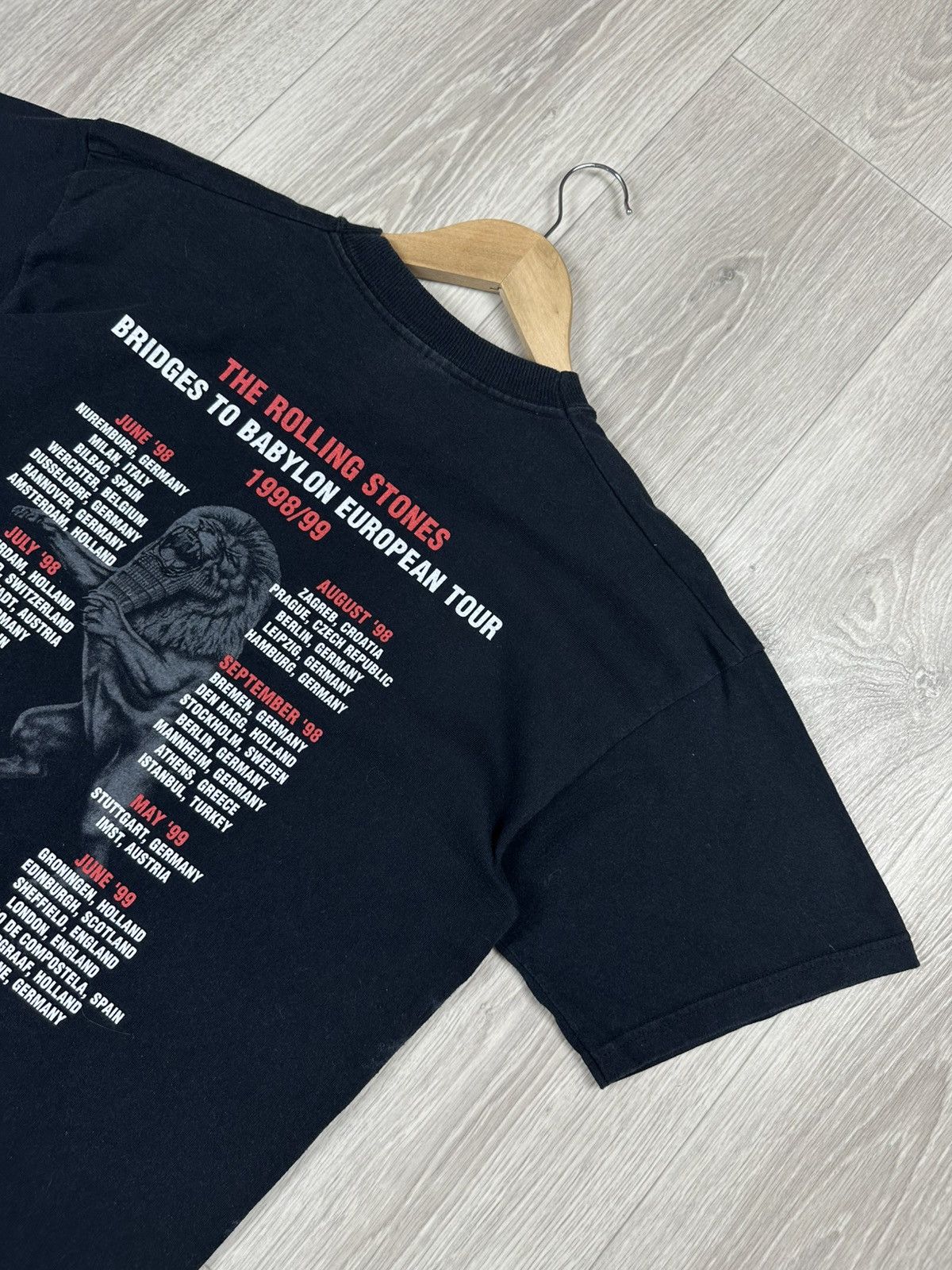 Band Tees × The Rolling Stones × Vintage Vintage 1999 The Rolling Stones No Security Tour Tee Shirt Size US L / EU 52-54 / 3 - 10 Thumbnail