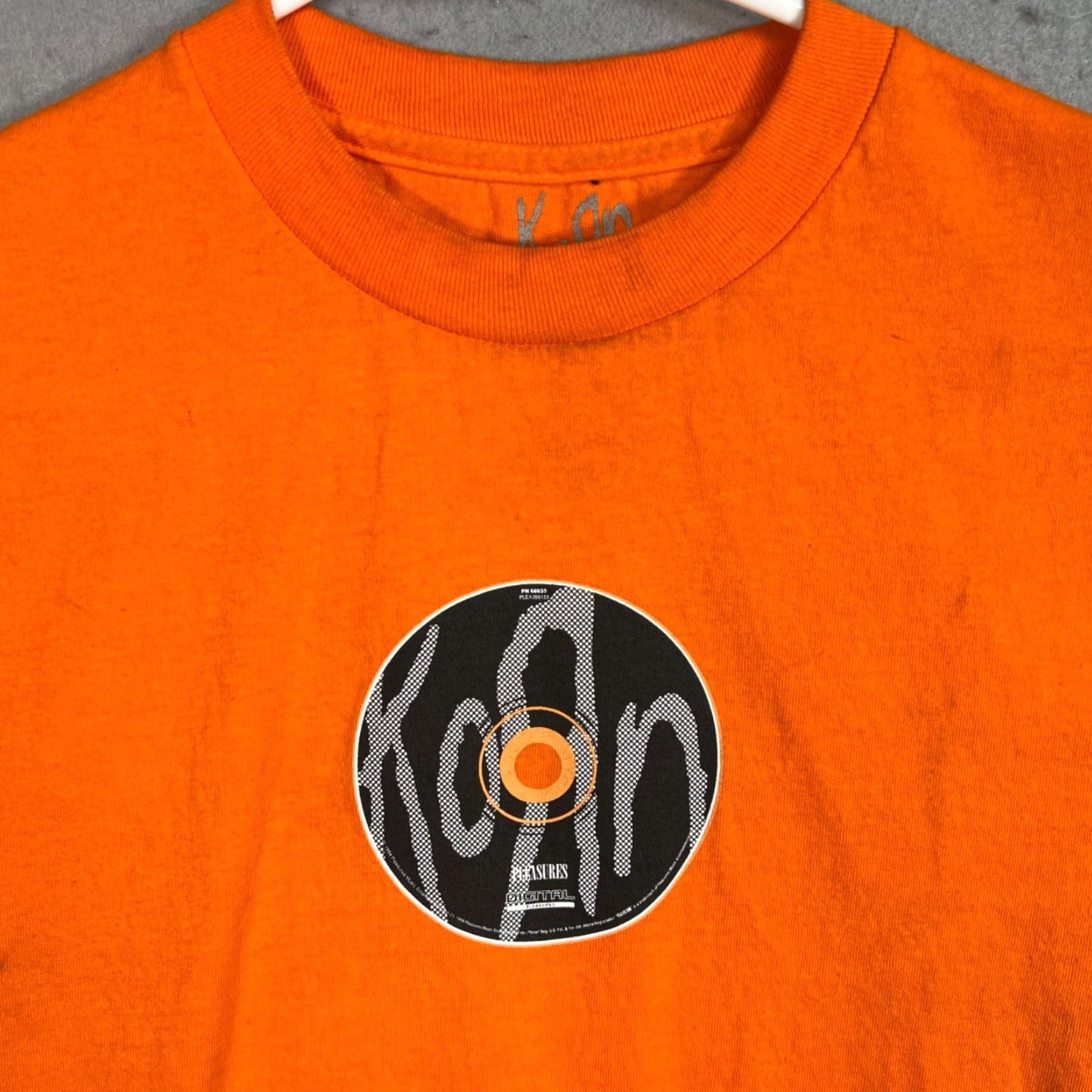 Pleasures VINTAGE Korn T-Shirt Shirt Adult Small Orange 100% Cotton 2018 Graphic Tee Mens Size US S / EU 44-46 / 1 - 4 Thumbnail