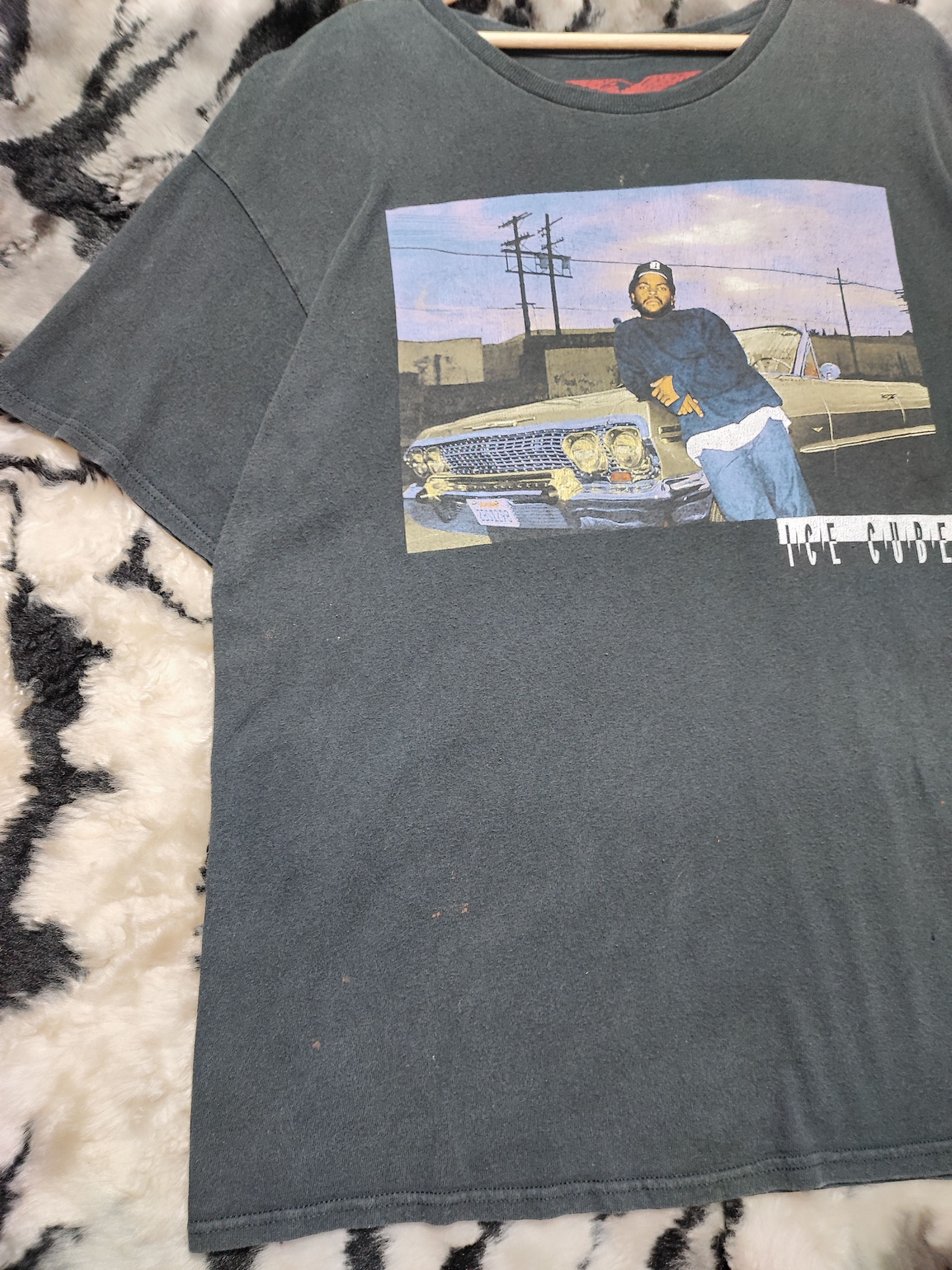 Band Tees × Rap Tees Ice Cube Hip Hop Reprint T-Shirt Size Large Size US L / EU 52-54 / 3 - 4 Thumbnail