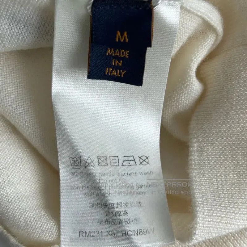 Louis Vuitton Louis Vuitton Women's Cream Cotton Blend Sweatshirt . Size M / US 6-8 / IT 42-44 - 5 Thumbnail