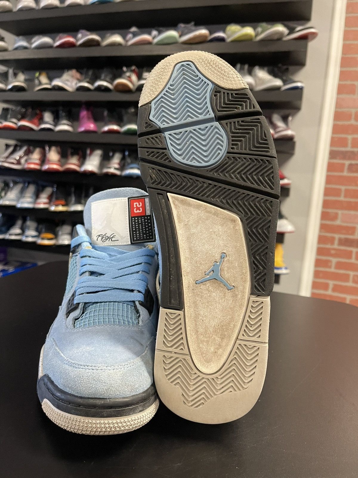 Jordan Brand Size 10.5 - Jordan 4 University Blue Used No Box! Size US 10.5 / EU 43-44 - 11 Thumbnail