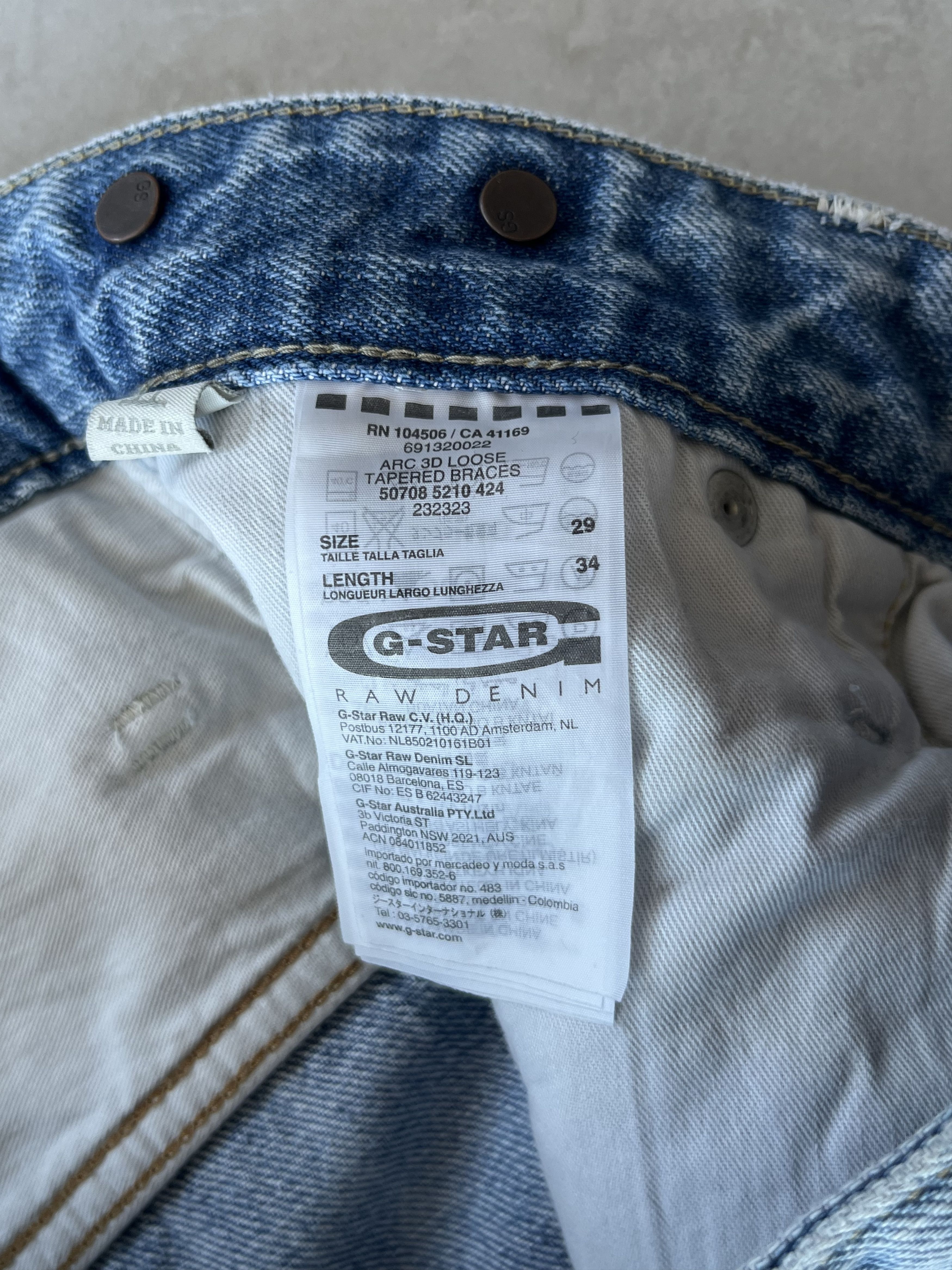 G-Star G-STAR Raw Vintage Pants Avant Garde Y2K Levi’s Style Size US 30 / EU 46 - 9 Thumbnail