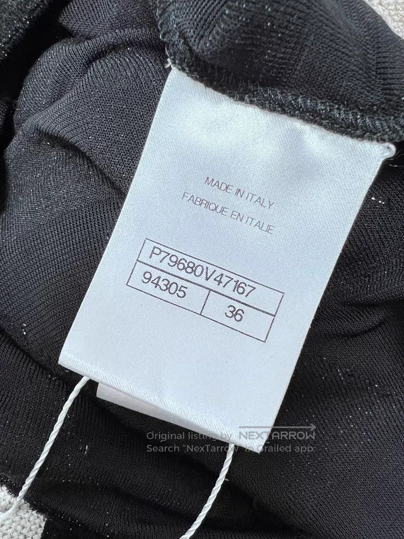 Chanel Chanel Hidden diamond plaid glitter undershirt Size XS / US 0-2 / IT 36-38 - 5 Thumbnail