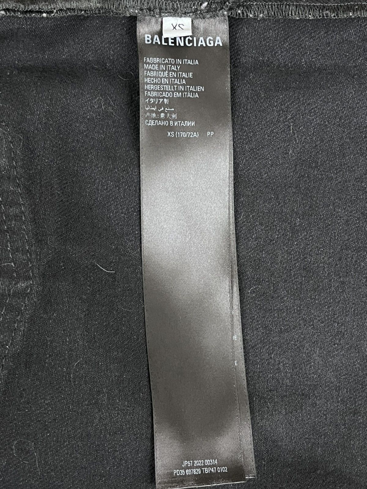 Balenciaga Balenciaga FW22 Lost Tape Flared Denim Size US 31 - 9 Thumbnail