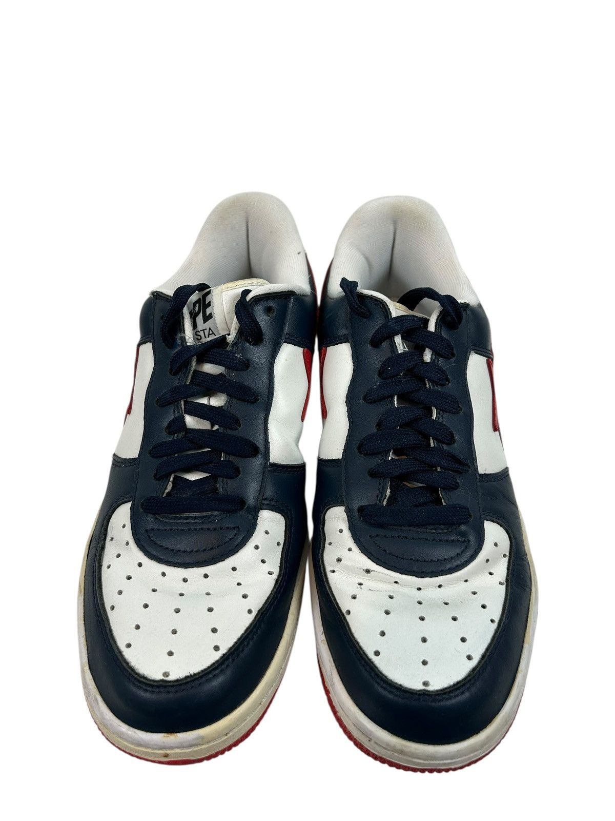 Bape Bape Sta Low Top 9 Red White Blue Size US 9 / EU 42 - 2 Thumbnail