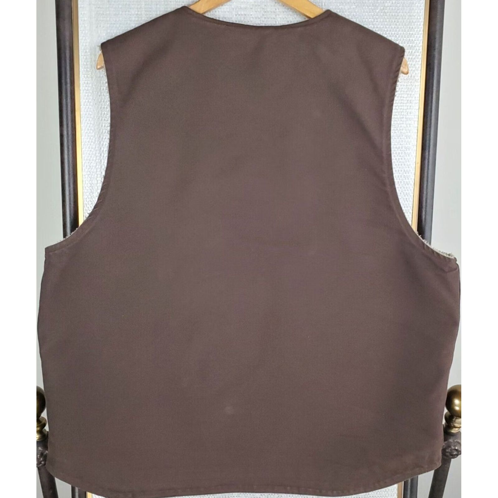 Carhartt Carhartt Large Brown Mens Vest - Sherpa Lining - Full Zip Size US L / EU 52-54 / 3 - 6 Thumbnail