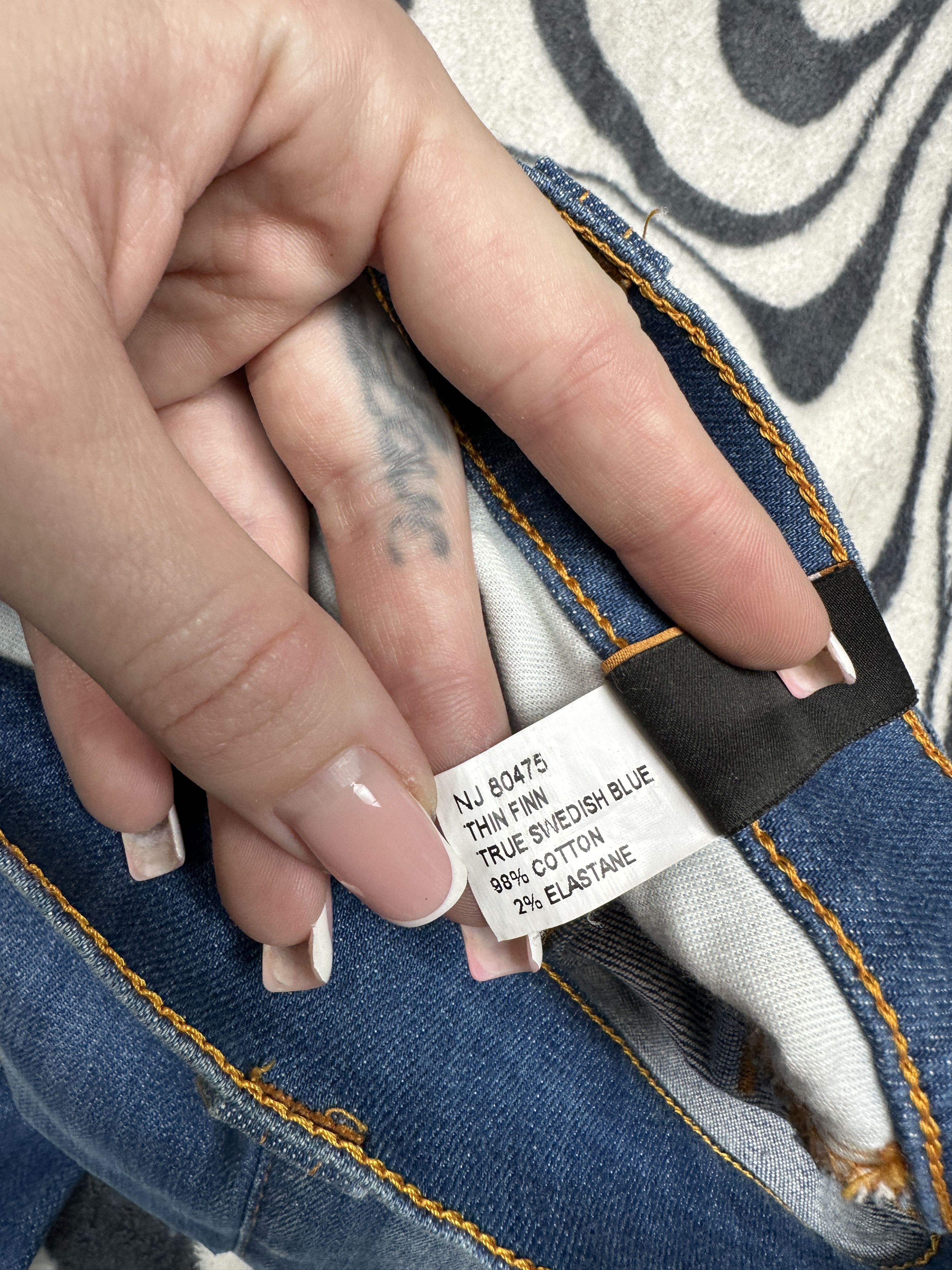 Nudie Jeans Nudie Jeans Thin Finn Denim Pants Size US 28 / EU 44 - 9 Thumbnail