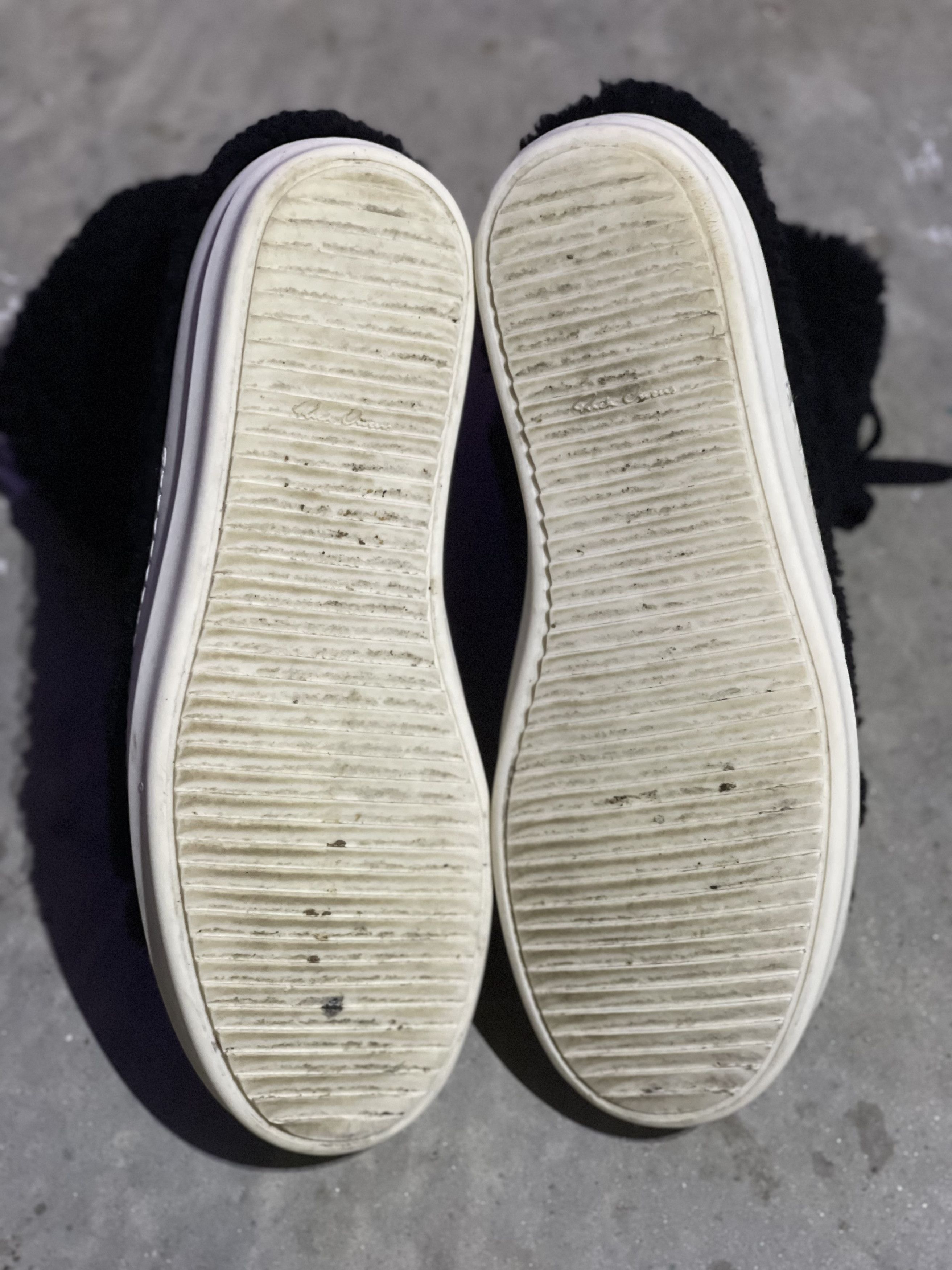 Rick Owens Rick Owen Mainline "Scarpe Shearling" Ramones Size US 11.5 / EU 44-45 - 6 Thumbnail