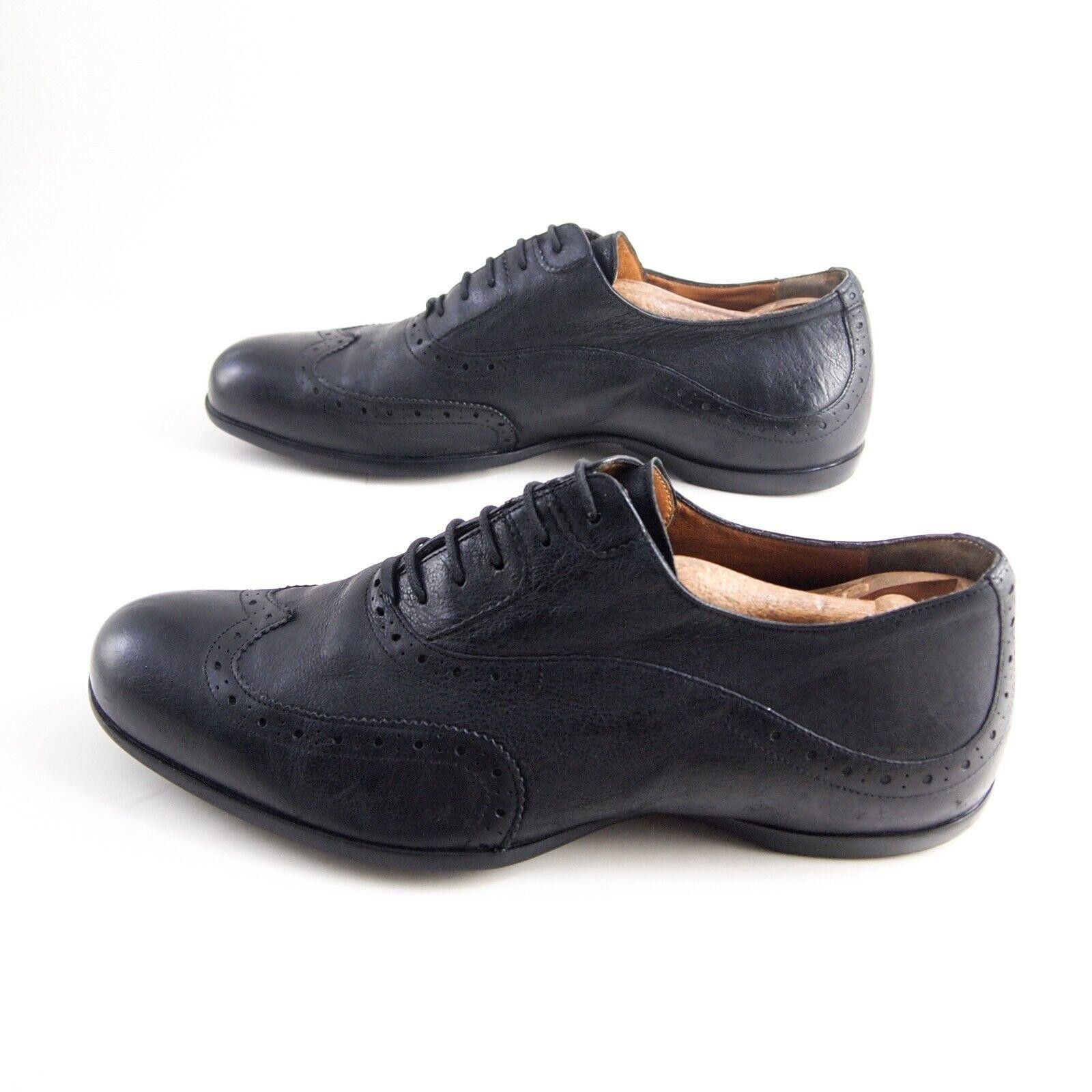 Kenzo Kenzo Wingtip Oxfords Black Leather Mens EU 41 US 8 Size US 8 / EU 41 - 3 Thumbnail