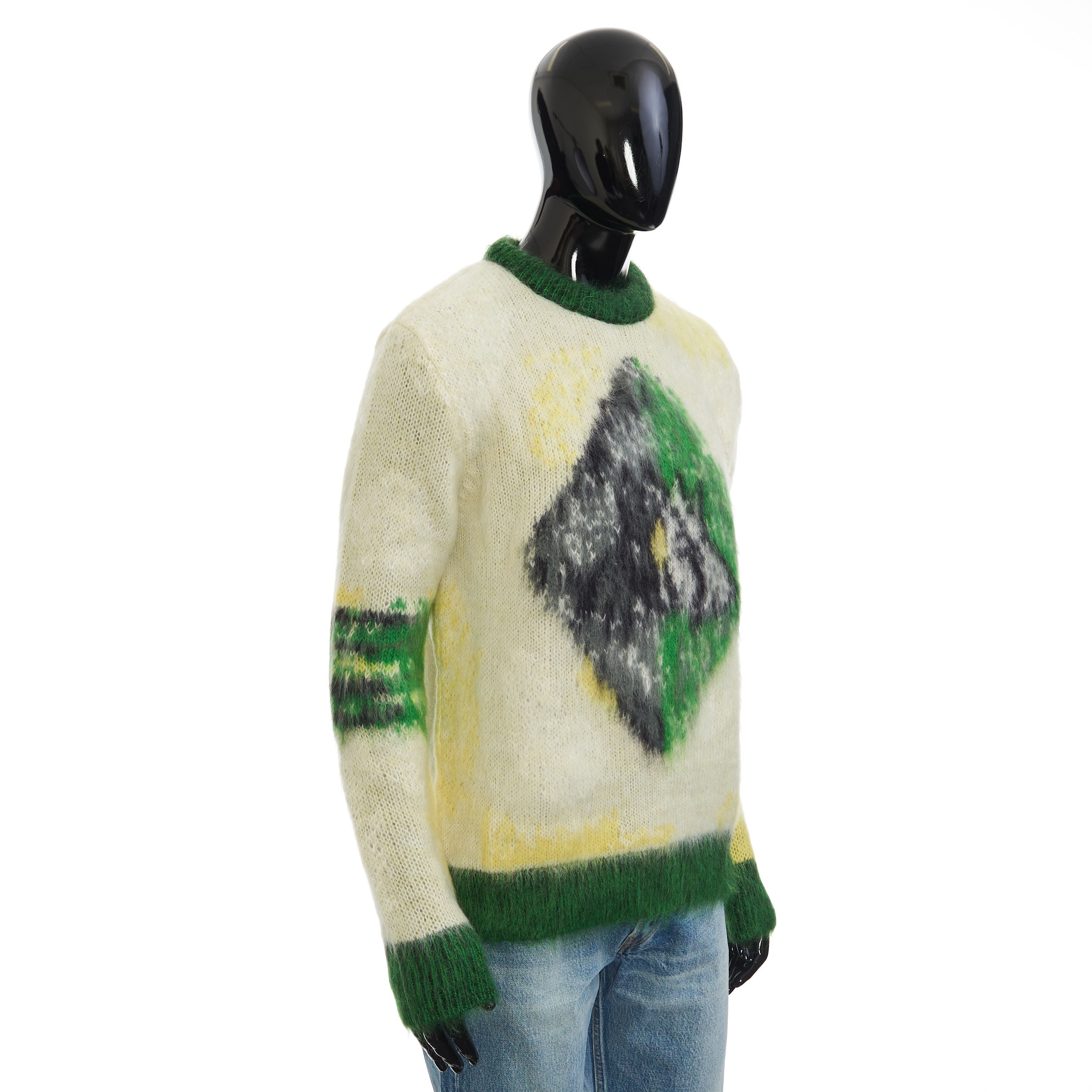 Dior x Peter Doig Sweater In Brushed Technical Mohair & Wool Size US M / EU 48-50 / 2 - 8 Thumbnail