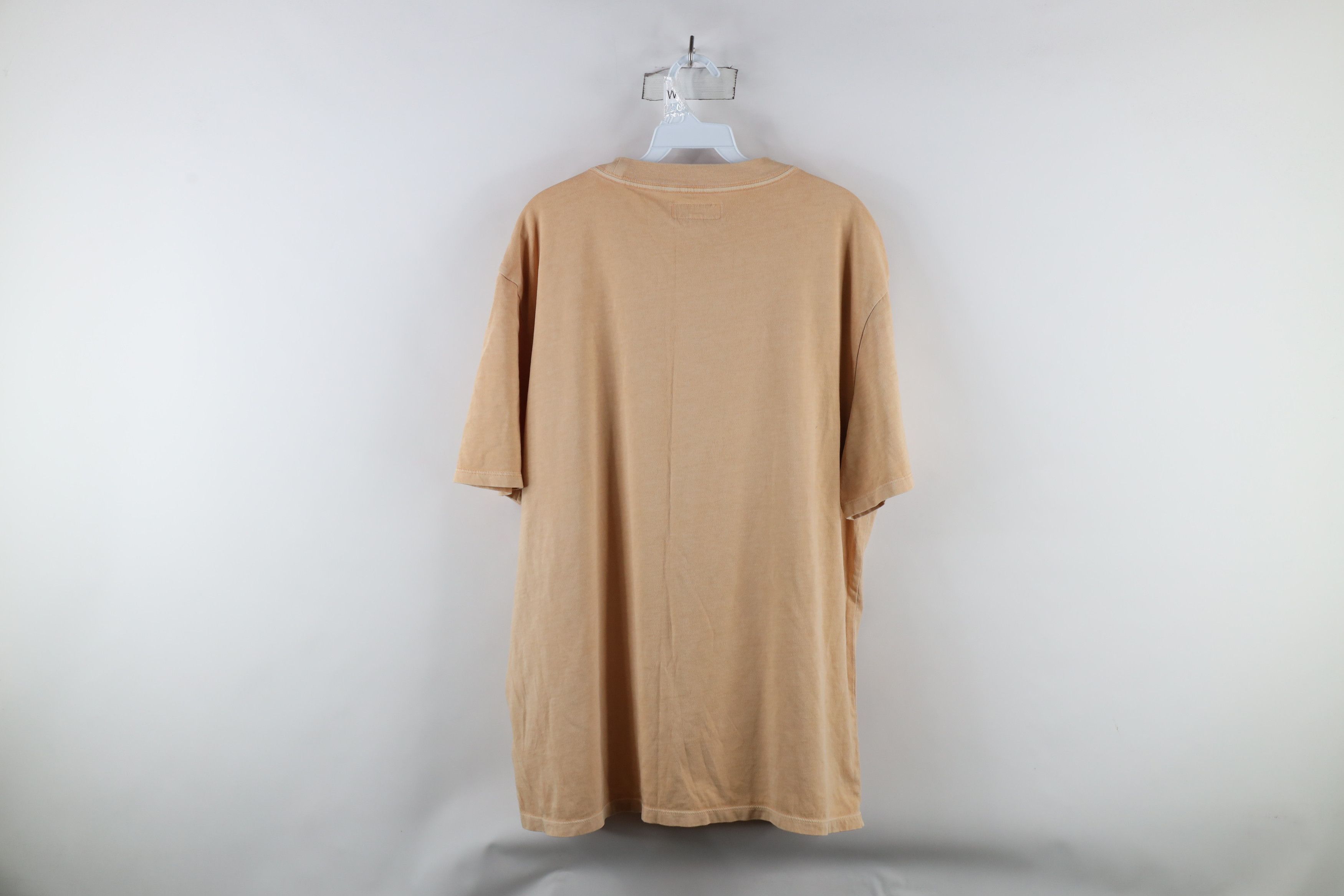 Guess × Vintage Vintage Guess Spell Out Stonewash Pigment Dye T-Shirt Size US L / EU 52-54 / 3 - 8 Thumbnail