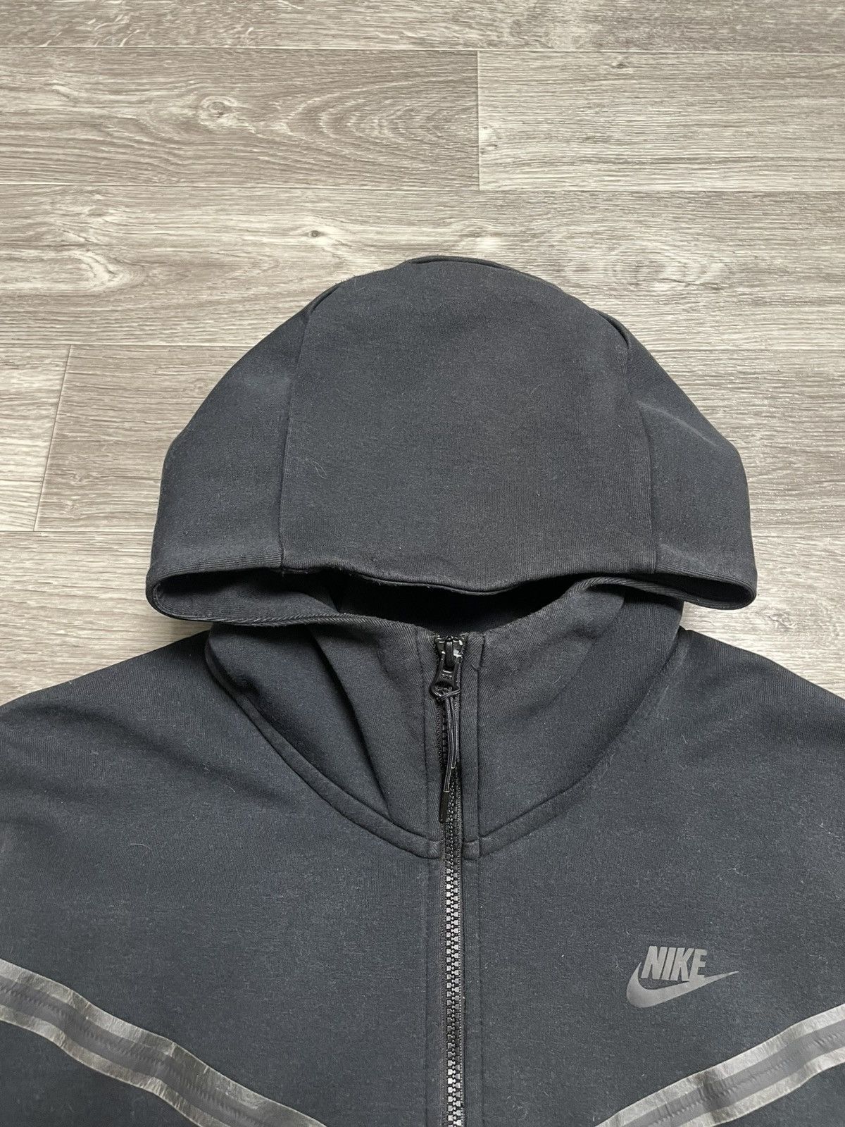 Nike Nike Tech Fleece Black Zip-Up Hoodie Size US L / EU 52-54 / 3 - 11 Thumbnail