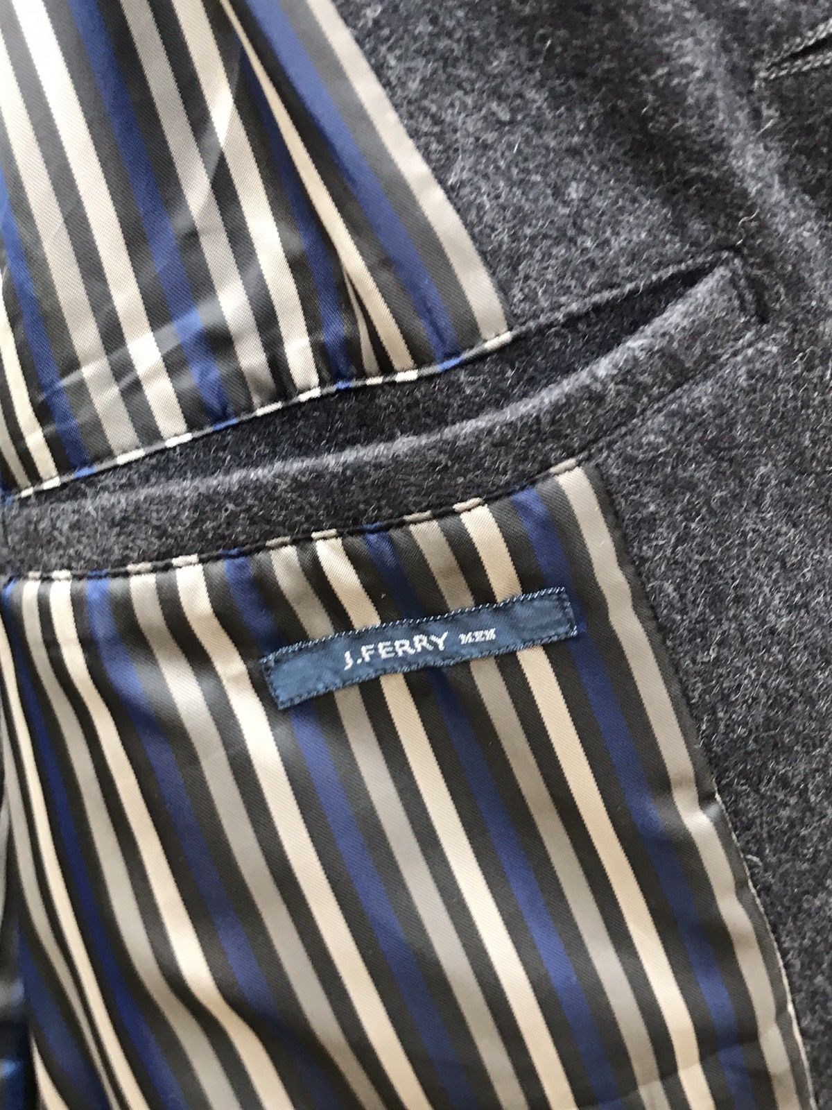 Japanese Brand ⚡️Vintage J.Ferry Men Wool Long Coat Jacket Size US M / EU 48-50 / 2 - 8 Thumbnail