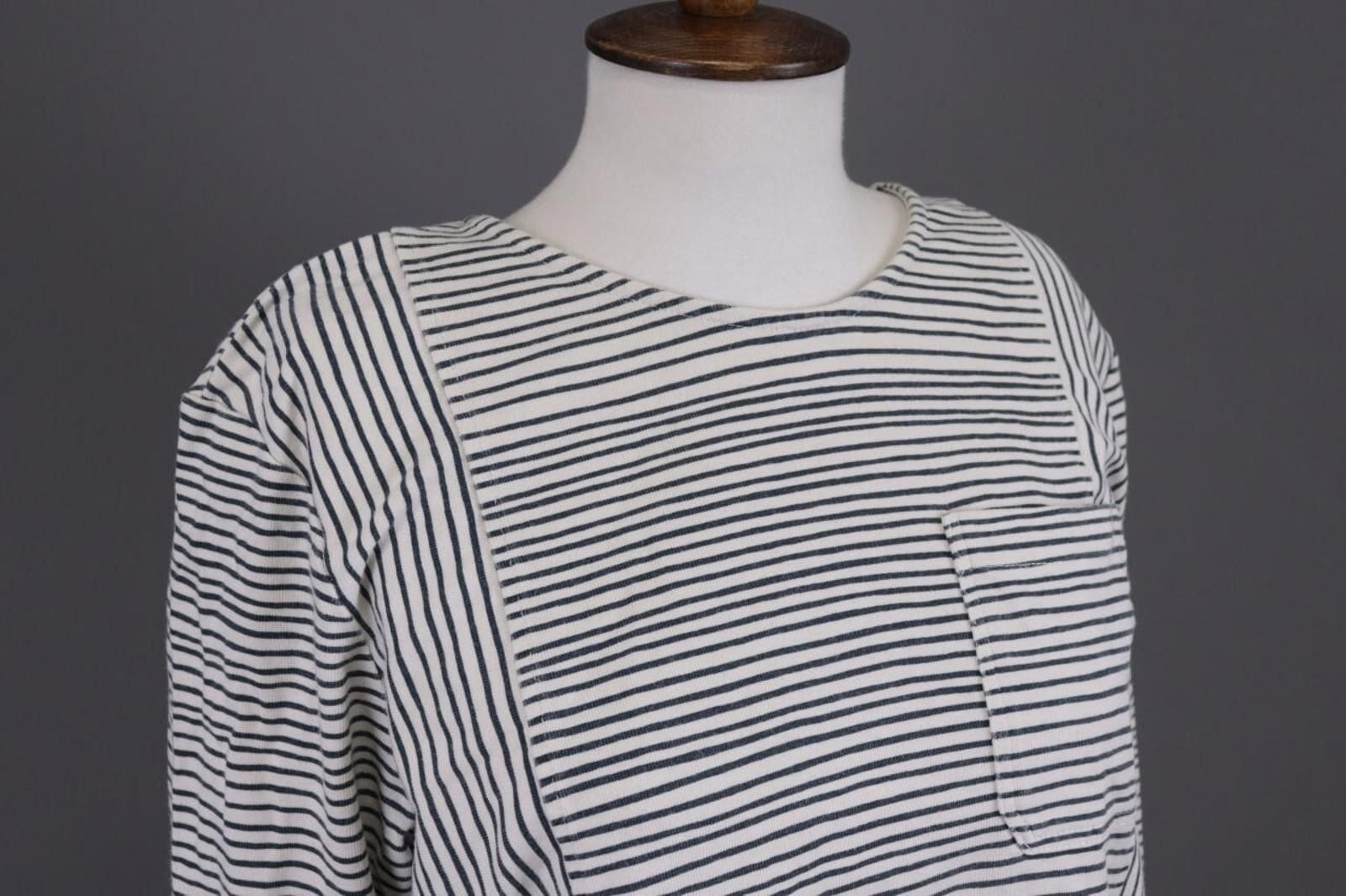 YMC YMC You Must Create White Striped Cropped Sweater Size S Size S / US 4 / IT 40 - 6 Thumbnail