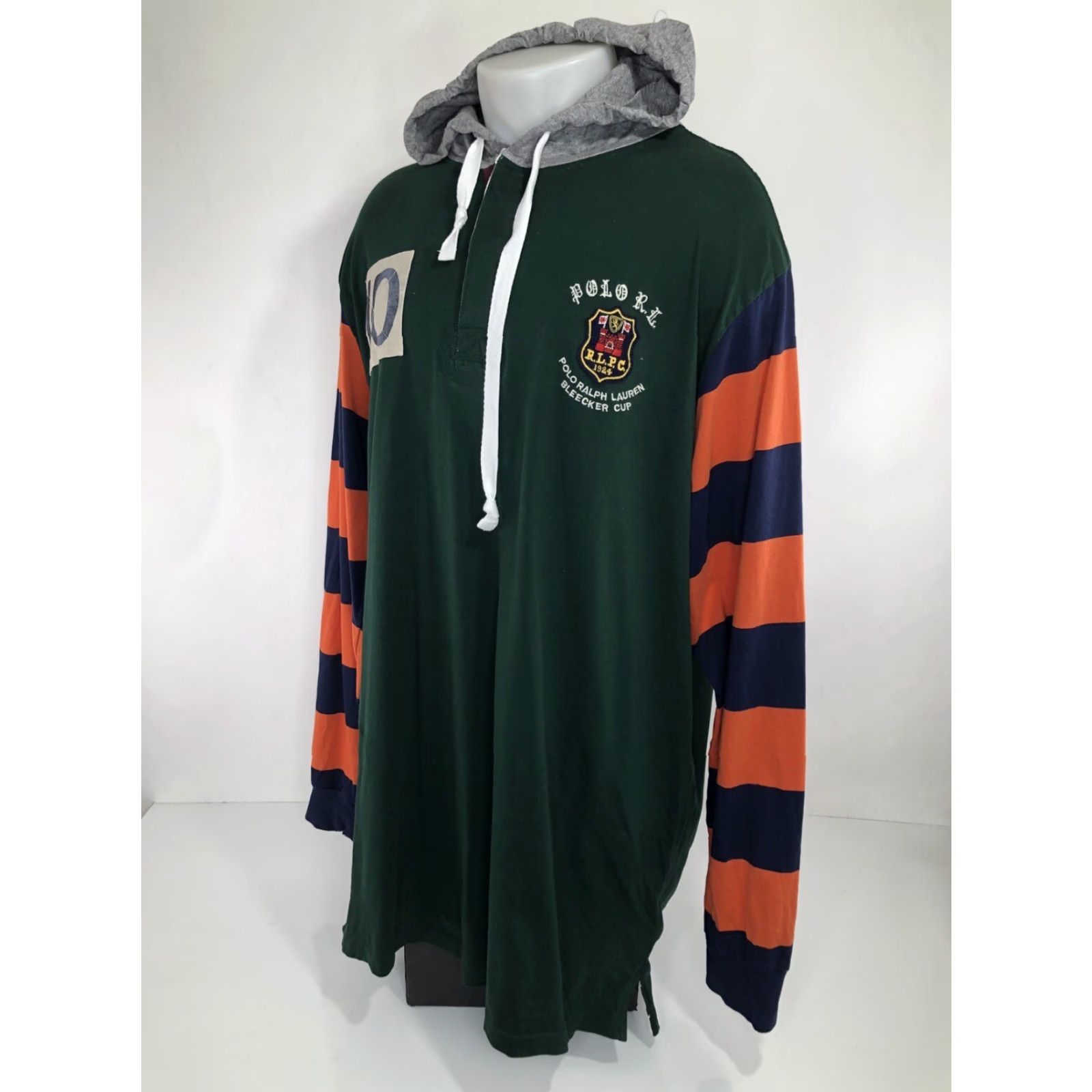 Polo Ralph Lauren POLO RALPH LAUREN Embroidered BLEEKER CUP XL TALL Lightweight Hoodie Men XS TL Green Pullover Hooded Size US XL / EU 56 / 4 - 3 Thumbnail