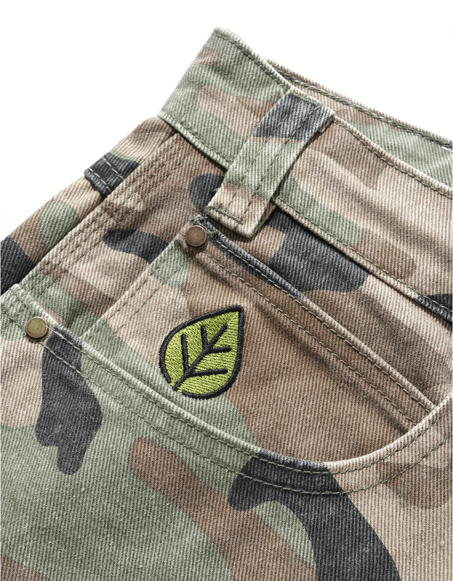 Butter Goods BUTTER Weathergear Denim Jeans, Woodland Camo Size US 36 / EU 52 - 3 Thumbnail