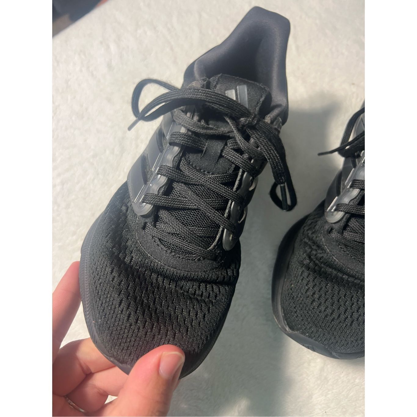 Adidas Adidas Black Tennis Shoes Woman’s Size 6 Size US 6 / IT 36 - 6 Thumbnail