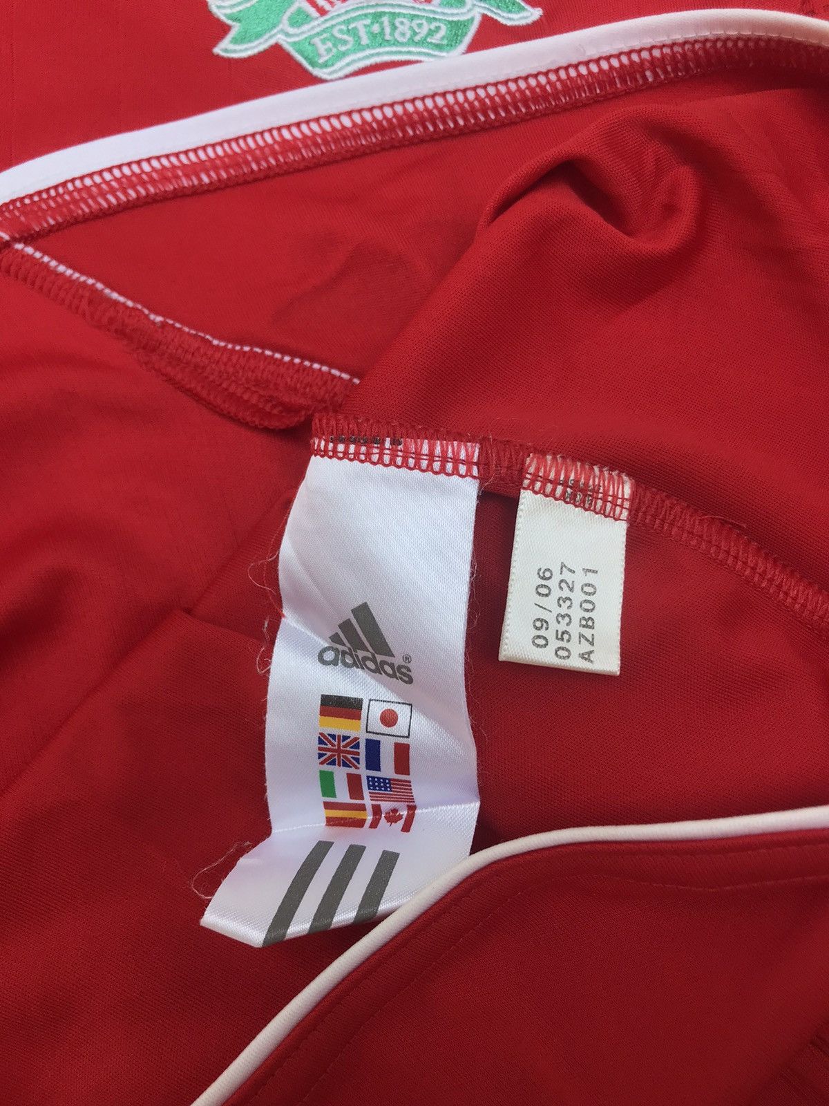 Adidas Vintage Jersey Adidas Liverpool 2006/2007 Home. Size US L / EU 52-54 / 3 - 6 Thumbnail
