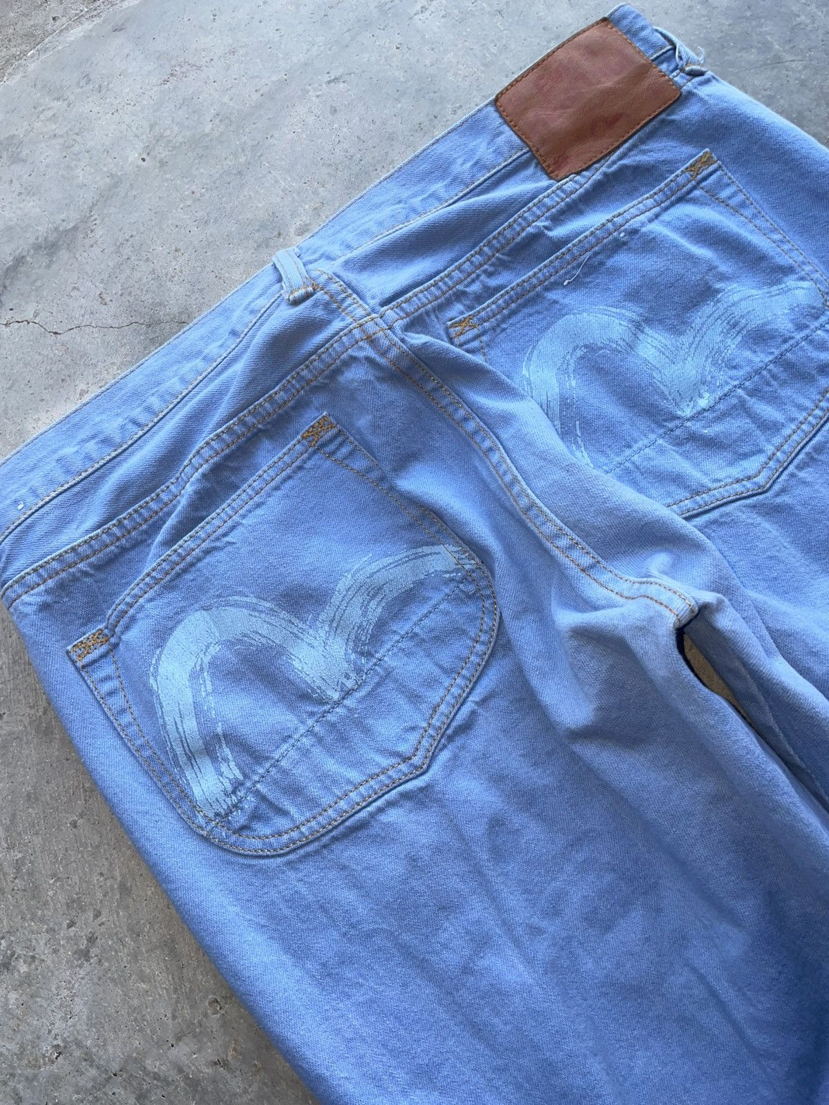 Evisu Vintage Evisu Jeans Size 36 Rare Volcano Seagull Japan Size US 36 / EU 52 - 5 Thumbnail